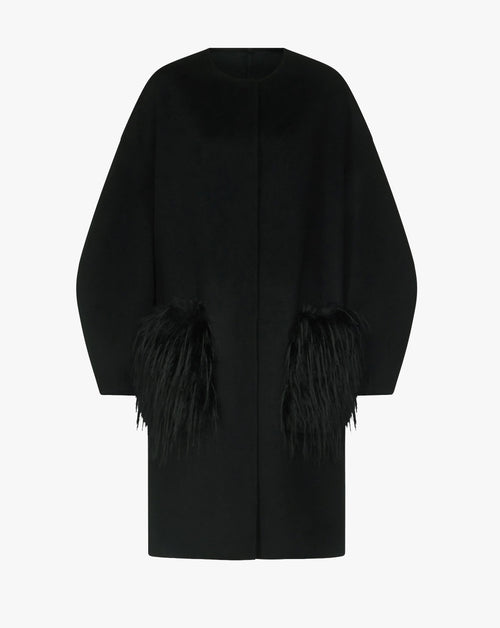 Cilia Coat w Faux Fur