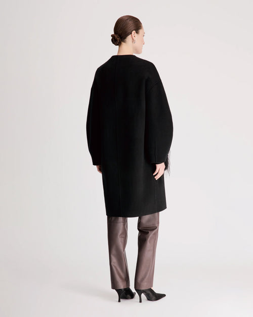 Cilia Coat w Faux Fur
