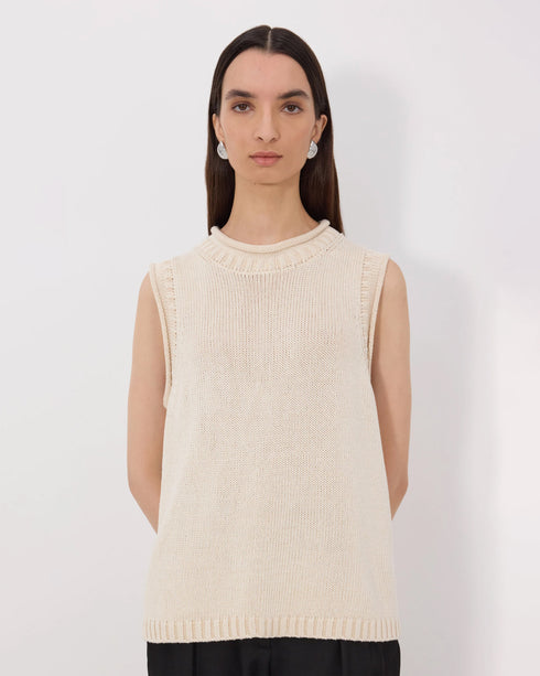 Effy Boxy Sweater Vest