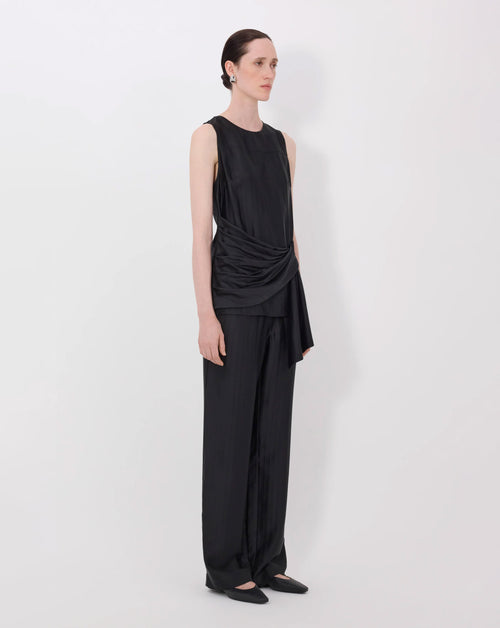 Fonda Draped Asymmetric Top