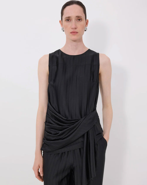 Fonda Draped Asymmetric Top