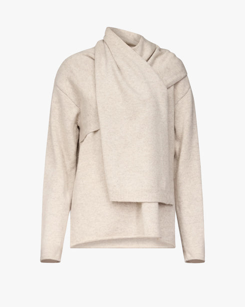 Frances Wrap Scarf Sweater