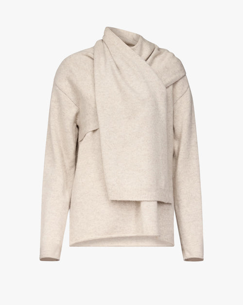 Frances Wrap Scarf Sweater