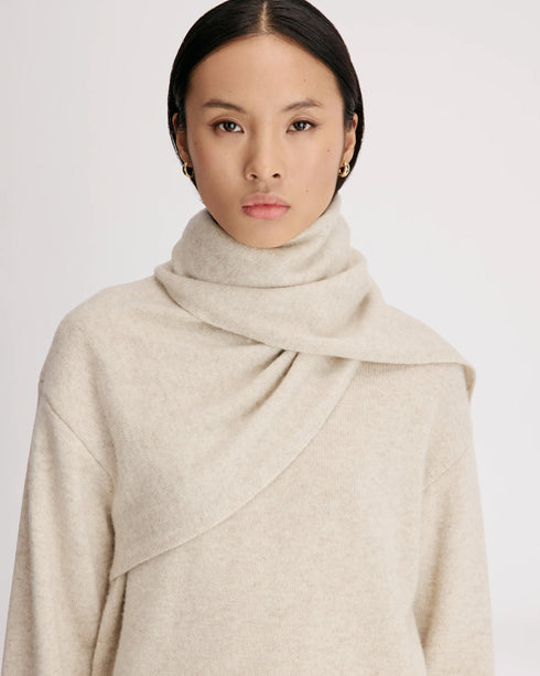Frances Wrap Scarf Sweater