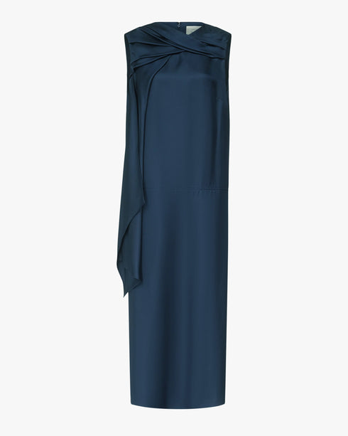 Izia Draped Cape Dress