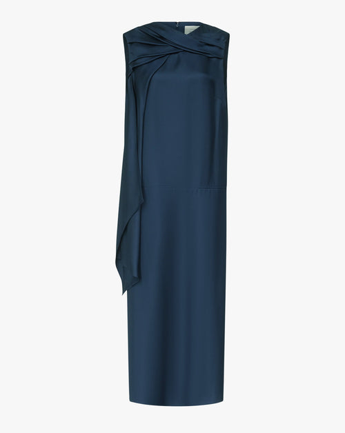 Izia Draped Cape Dress