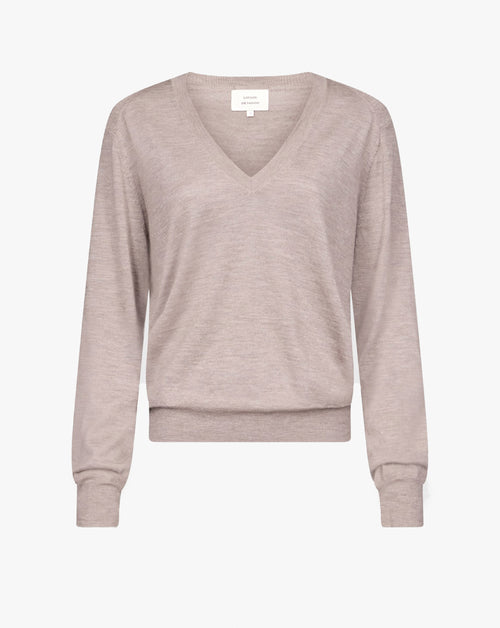 Julio V Neck Fine Knit Sweater