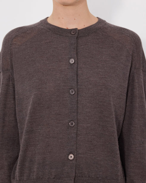 Kita Fine Crewneck Cardigan