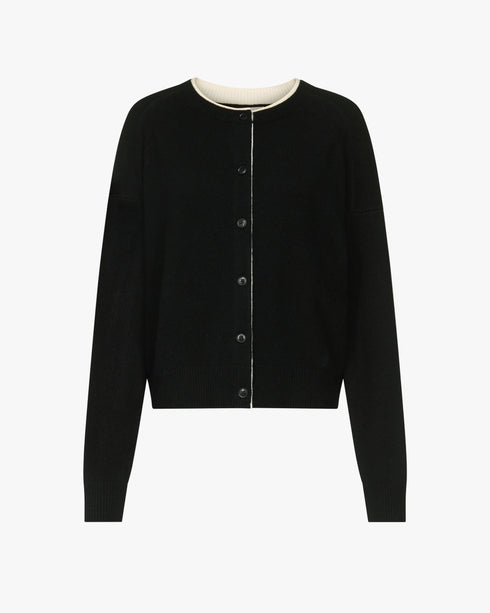 Nicola Contrast Cardigan