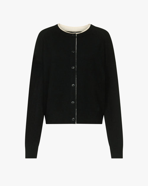 Nicola Contrast Cardigan