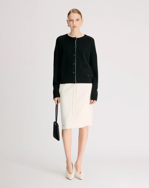 Nicola Contrast Cardigan