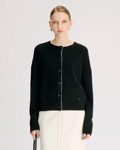 Nicola Contrast Cardigan