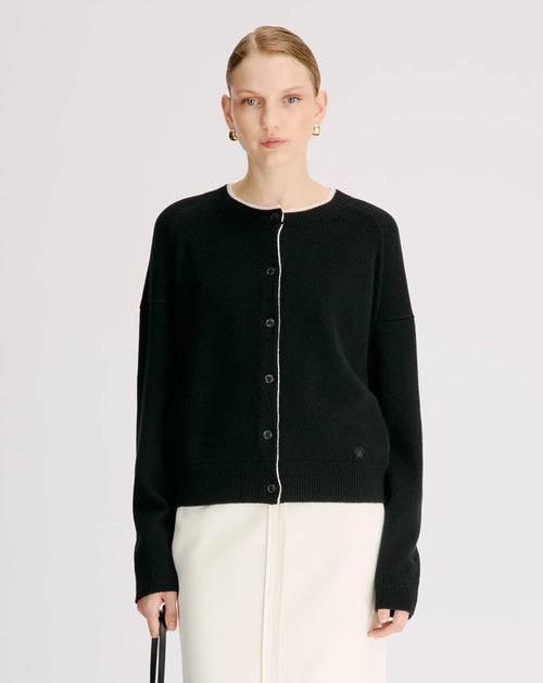 Nicola Contrast Cardigan
