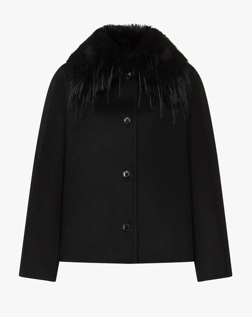 Rafe Jacket w Faux Fur Collar