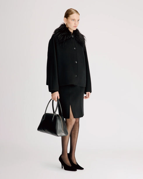Rafe Jacket w Faux Fur Collar