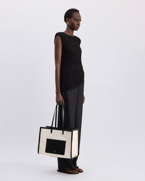 Saez Asymmetric S/less Top