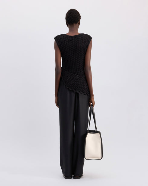 Saez Asymmetric S/less Top
