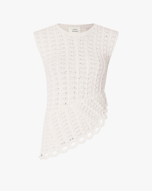 Saez Asymmetric S/less Top