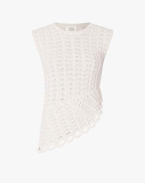 Saez Asymmetric S/less Top