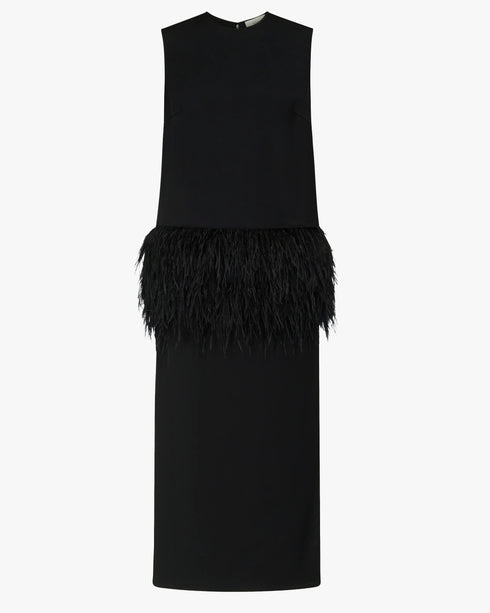 Sonia Maxi Dress w Feathers