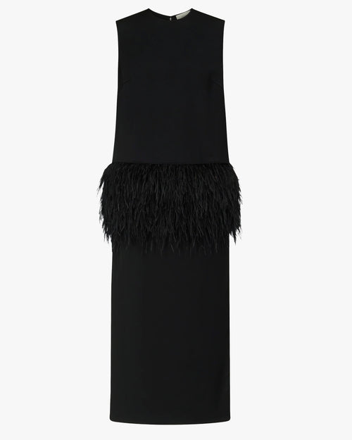 Sonia Maxi Dress w Feathers