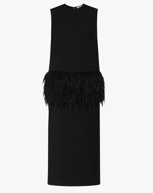 Sonia Maxi Dress w Feathers