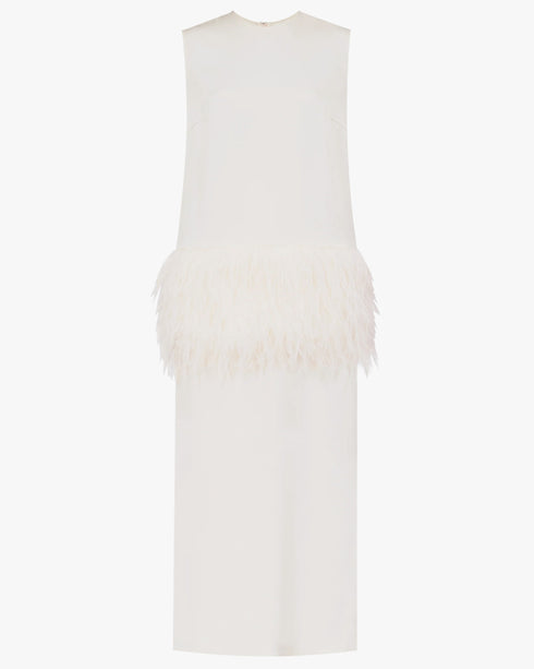 Sonia Maxi Dress w Feathers