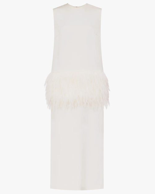 Sonia Maxi Dress w Feathers