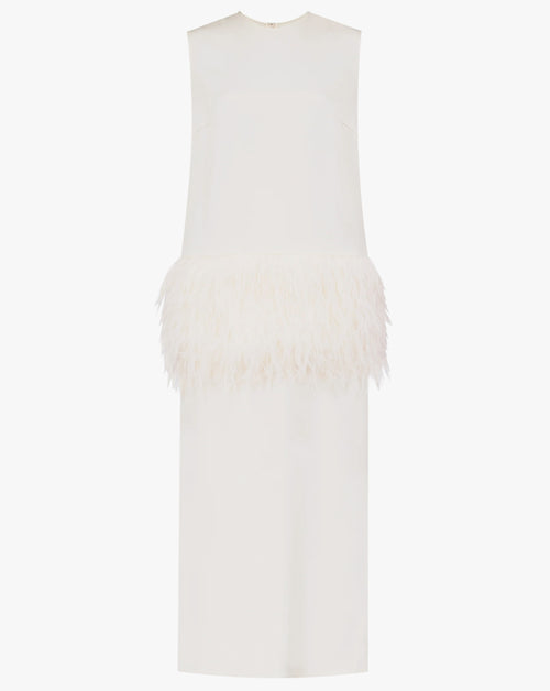 Sonia Maxi Dress w Feathers