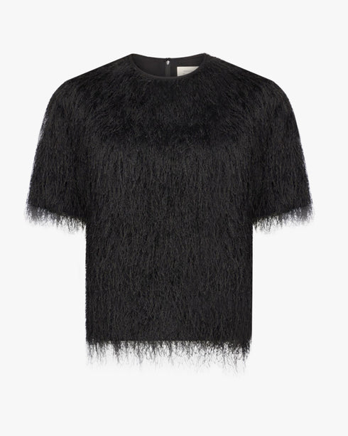Zaro Fringed SS Top