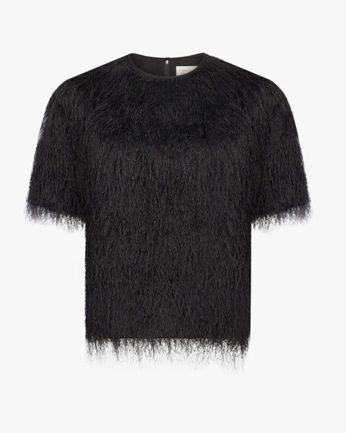 Zaro Fringed SS Top