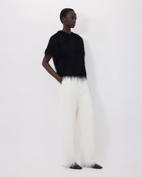 Zaro Fringed SS Top