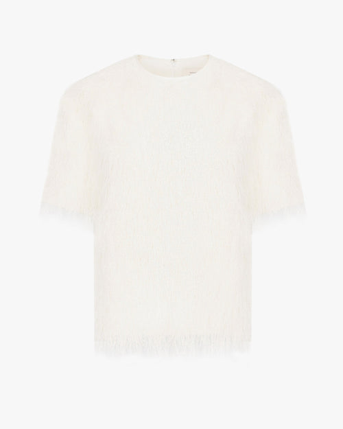 Zaro Fringed SS Top