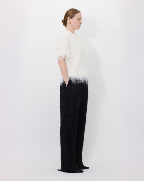 Zaro Fringed SS Top