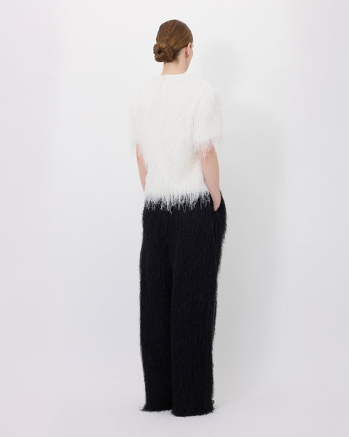 Zaro Fringed SS Top