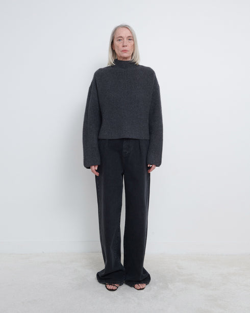 Faro Funnel Neck Cashmere Sweater