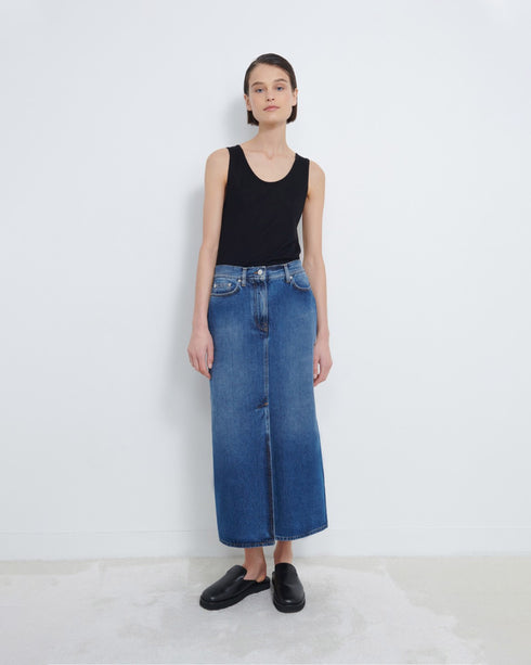 Rona Organic Denim Skirt