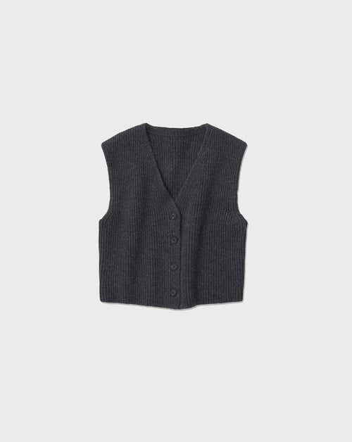 Button up knit 2025 vest