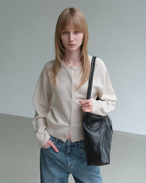 Crop Wool Cardigan