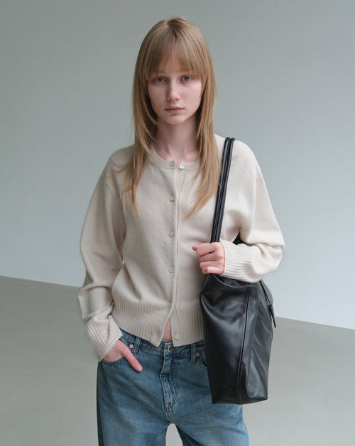 Crop Wool Cardigan