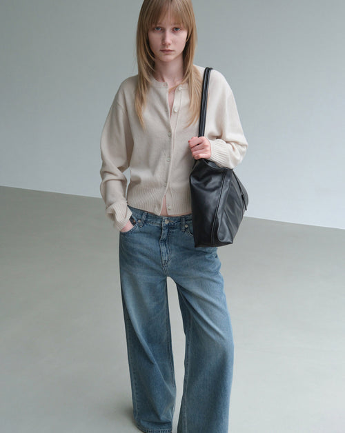 Crop Wool Cardigan