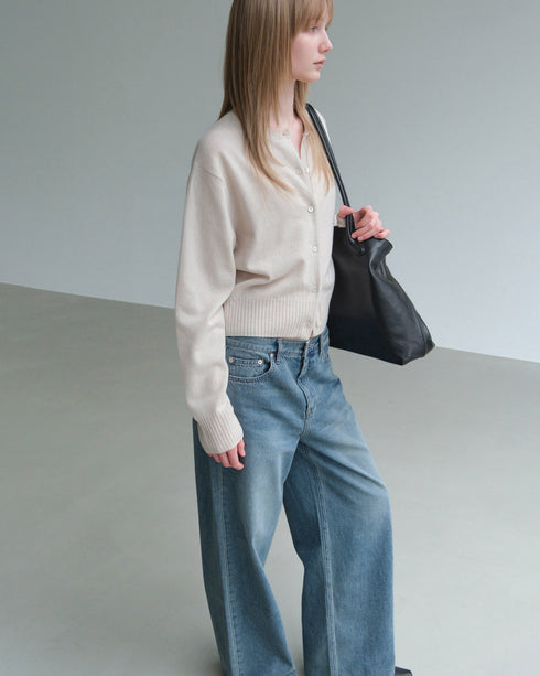 Crop Wool Cardigan