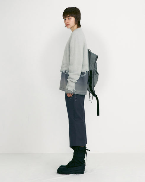 Damage Cropped Pullover