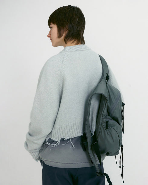 Damage Cropped Pullover