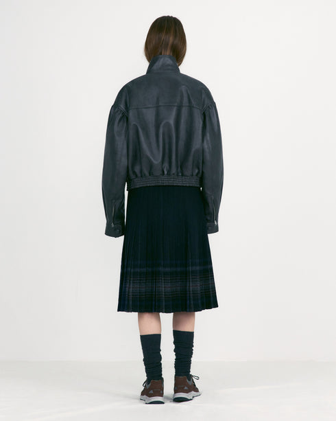 Faux Leather Short Jacket