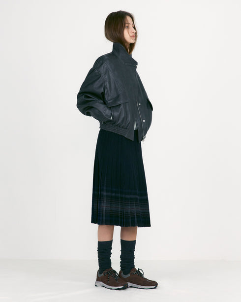 Faux Leather Short Jacket