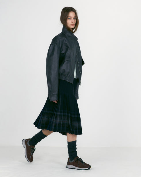 Faux Leather Short Jacket