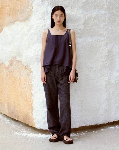 Flared Sleeveless Top