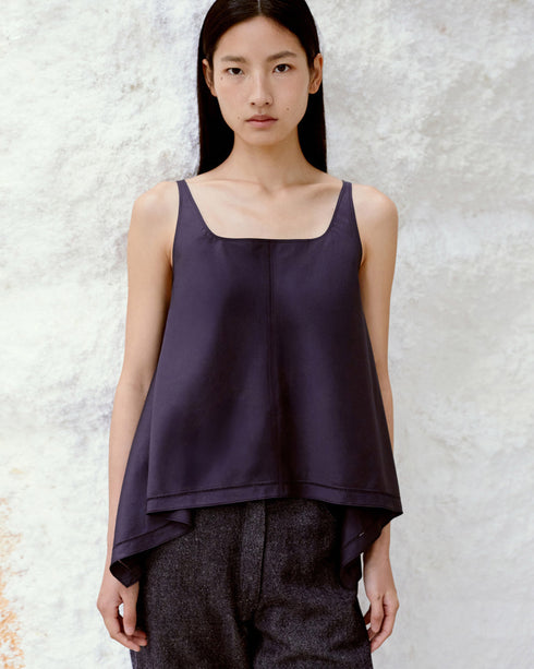 Flared Sleeveless Top