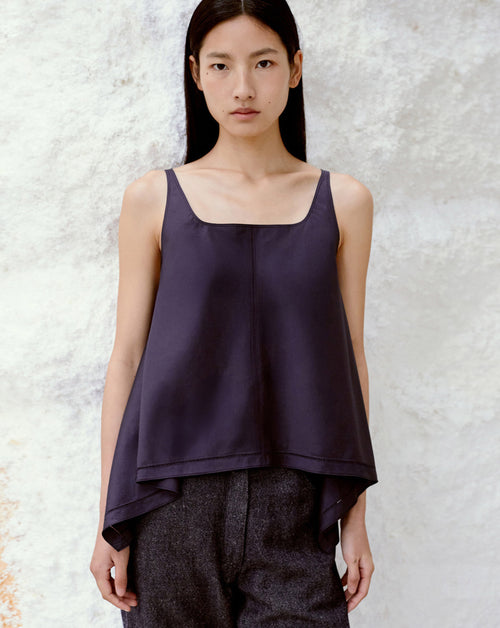 Flared Sleeveless Top